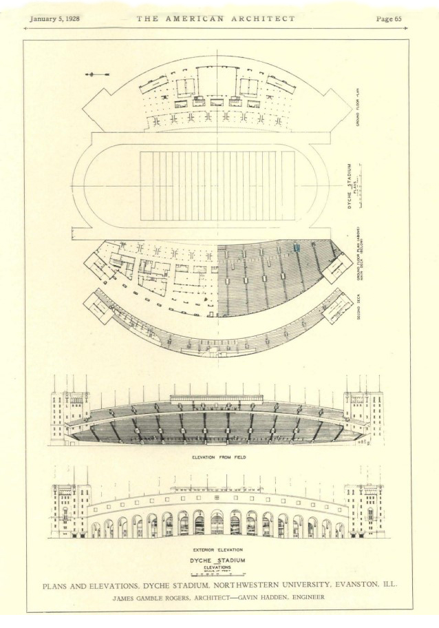 Architectural history of Dyche Stadium